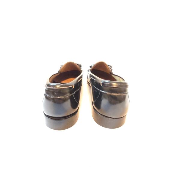 Classic COLE HAAN Hand Sewn U.S. Made Black Leather Loafers Tassels US Sz 11 D - Picture 12 of 16